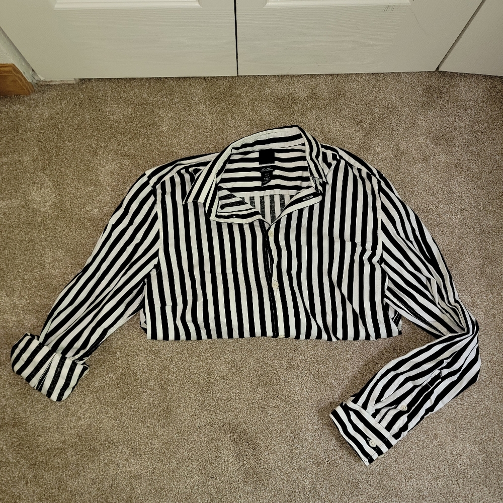 Stripped men's button down